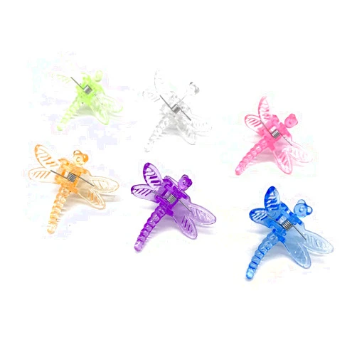 Cozyou 30Pcs Colorful Dragonfly Orchid Clips, Garden Plant Vine Support Clips Flower Clips