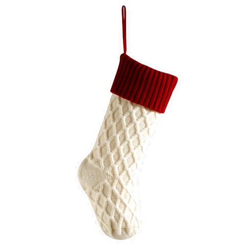 JOYO Christmas Stockings Knit Xmas Stockings,Christmas Hanging Ornaments,Large Fireplace Hanging Stockings for Family Holiday Decor,Christmas Tree Decorations Farmhouse Xmas Ornaments (C)