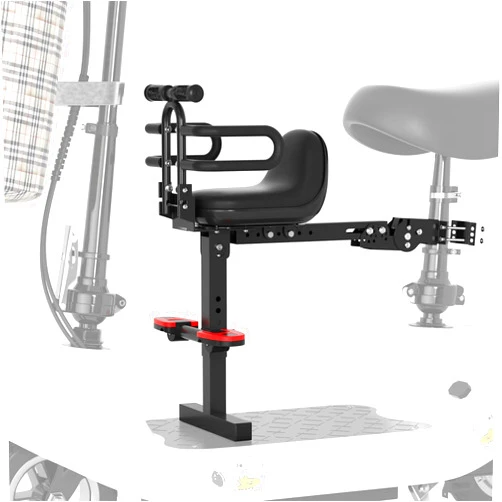 XIEEIX Bike Child Seat,Front Mount Detachable Bicycle Kids Seat, Child Seat with Shock Absorbing Pedal Guardrail，Suitable for Pedal Scooter Motorcycle Bicycle