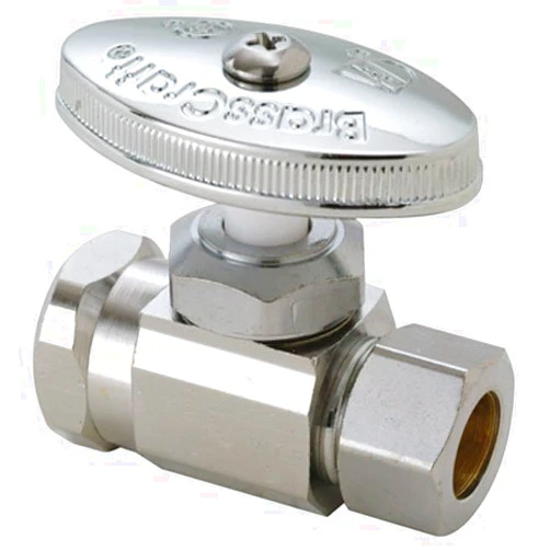 BRASSCRAFT OR32X CD 1/2x1/2 CHR Stra Valve