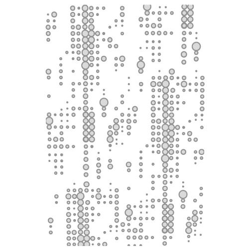 Sizzix Level Texture Fades Embossing Folder Dotted by Tim Holtz, 666292, Multi-Colour