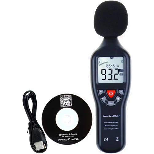Gain Express Professional Sound Level Meter with Backlight Display High Accuracy Measuring 30dB-130dB