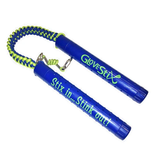Glovestix Shoe Deodorizer & Odor Eliminator for Hockey & Lacrosse Gloves, Boxing & Soccer Gear, Smelly Gym Bags & Sports Equipment. Non-Toxic Odor Remover. As Seen on Shark Tank (1 Set of Sticks)