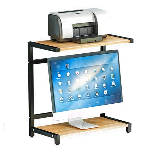 HNHYNSY Document Storage Rack Printer Stand Office Desk Strengthens Home Kitchen Storage Rack Double Layer Heavy Duty Printer Shelf (Color : A)