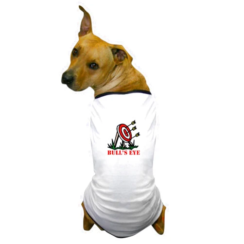 CafePress Target Bulls Eye Dog T Shirt Dog Graphic T-Shirt