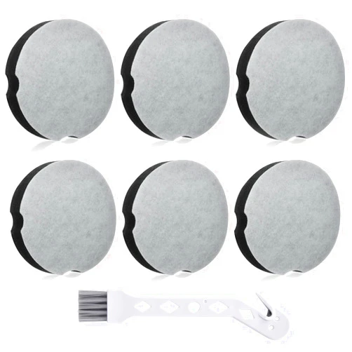 Anewise 6 Pack Filter Replacement for Bissell Powerforce Compact Lightweight Upright 2112 1520 for Bissel Turbo Bagless 2690 Cleanview 3437 3508 Vacuum Cleaner, Compare to Parts #1604896/160-4896