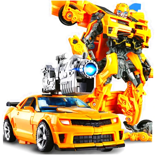 Fininv Deformation Alloy Car Robots Manual Assemble Action Figure Gifts Collectible Model Ornaments Statue, Multicolor （Optimus Prime/Convoy）