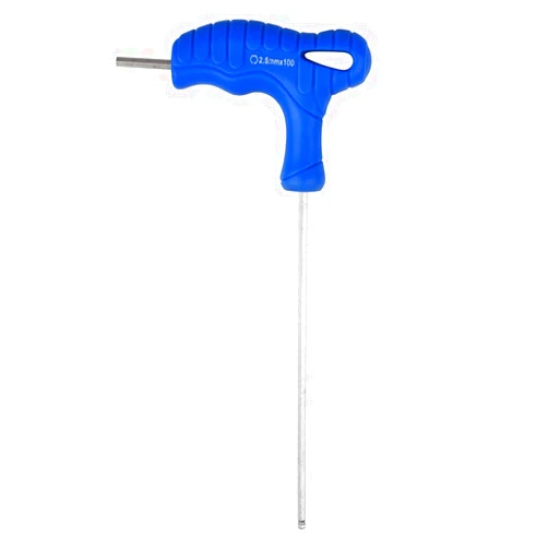 Larcele 1 Piece Hex Key Wrench Set with T Handle Ball End Wrench Metric (2.5mm)