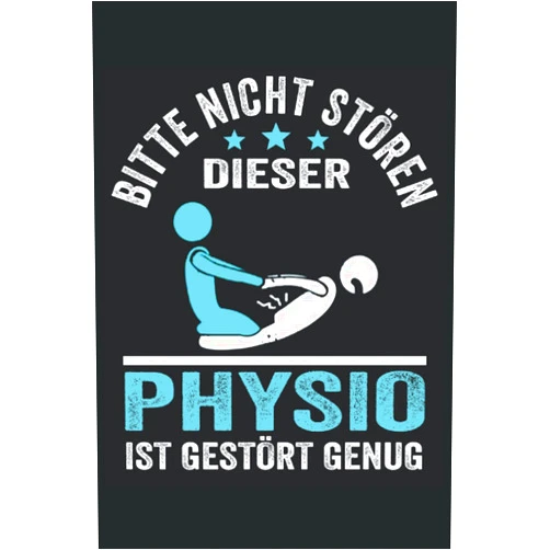 Physio der Schmerzen Bitte nicht stören - Dieser Physio ist gestört genug: Physiotherapeuten Notizbuch - Tolles liniertes Physiotherapeut Notizbuch - Physiotherapeuten Geschenk für die Physio Praxis (German Edition)