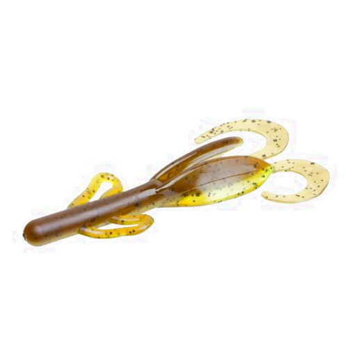 Zoom Bait Brush Hog Bait-Pack of 8 (Summer Craw, 6-Inch)
