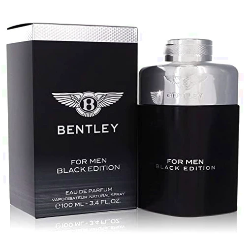 N\B 3.4 oz Eau De Parfum Spray Bentley Black Edition Cologne By Bentley Eau De Parfum Spray Cologne for Men~lasting perfume~ (t-fex-542813)
