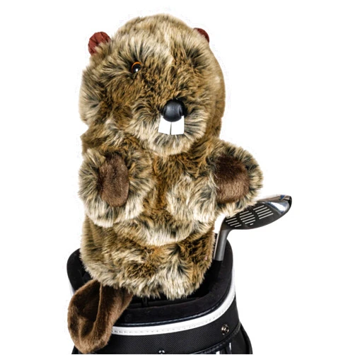 Daphne's Headcovers Beaver Driver Headcover | Premium Driver Headcovers | Funny Golf Club Covers | Stylish Protection for Your Clubs | Men's Golf Gear | Driver Headcover for Men and Women