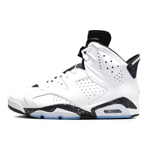 NIKE Jordan Men's 6 Retro Reverse Oreo White/Black (CT8529 112) - 10