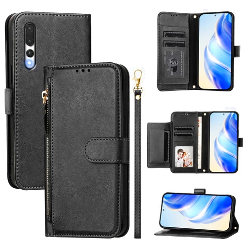 Rfvzubemok Compatible with Samsung Galaxy A70 Case Cover,Compatible with Samsung Galaxy A70s PU Leather Card Holder Wallet Flip Magnetic Closure Stand Black