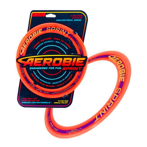 Aerobie 10 Inch Sprint Ring Outdoor Flying Disc - Colors May Vary, Assorted