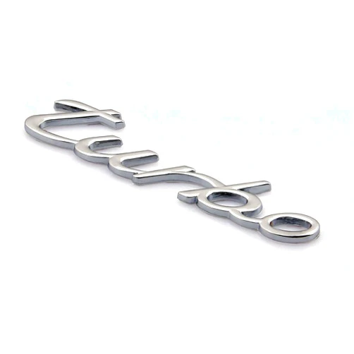 Generic Metal Chrome Turbo Auto Car Trunk Rear Fender Emblem Badge Decal Sticker Sport (1PC)