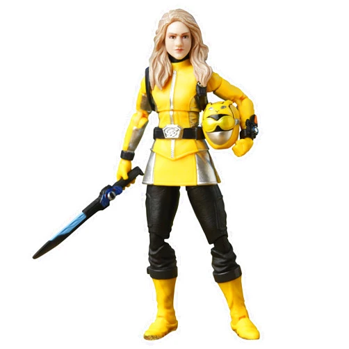 Power Rangers Lightning Collection Beast Morphers Yellow Ranger 6-inch Scale Action Figure, Toys and Action Figures for Kids Ages 4 and Up