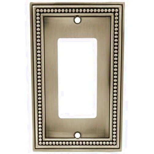 BRAINERD MFG/LIBERTY HDW W10237-BSP-U Pewt Bead 1G Deco Plate