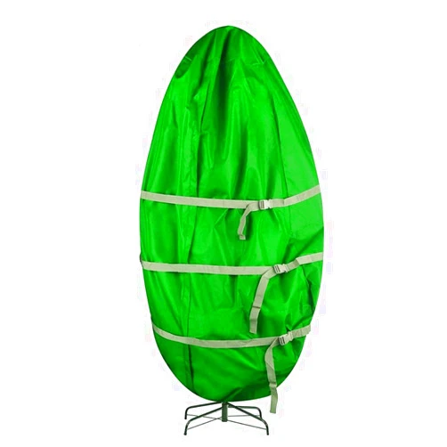 Juzixiaodian Upright Tree Storage Bag for Christmas Trees of 4.9ft. Tall, Tree Bag is Tear Proof Oxford Cloth,Comes with Drawstring Hem and Zipper,Waterproof Material Protects from Dust Moisture