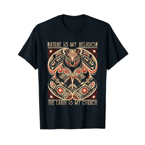 Nature Is My Religion the Earth Is My Church T-Shirt