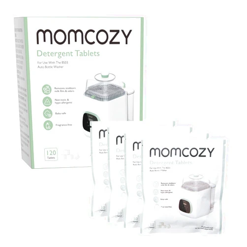 Momcozy Official Washing Block for Momcozy KleanPal Pro Baby Bottle Washer, 120 Detergent Tablets