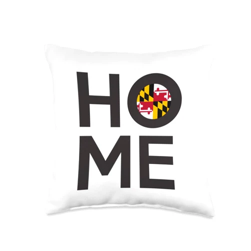 Maryland Flag Flag State Of Maryland Mens And Womens Throw Pillow