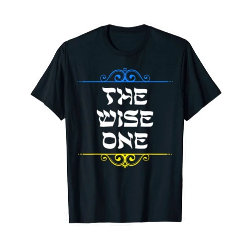 Passover Jew Holiday Tees Co. Passover The Wise One Jewish matzo print Pesach Jew Holiday T-Shirt