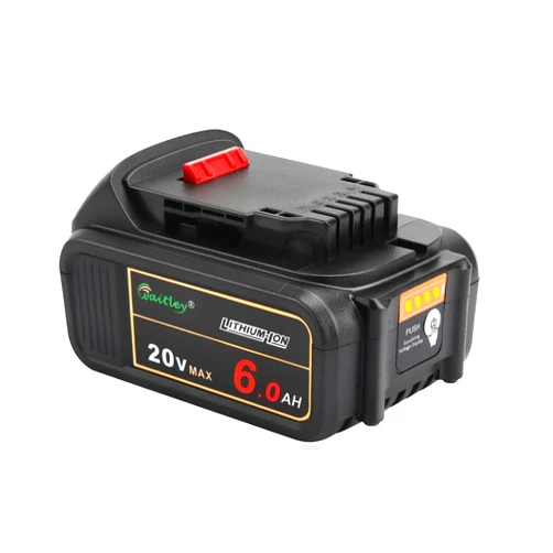 waitley 20V 6.0A Replacement Battery Compatible with Dewalt DCB200 DCD DCF DCG Series Cordless Power Tools