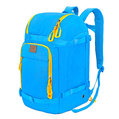 WOLT Ski Boot Backpack Bag - 50L Durable Ski Boot Travel Backpack for Ski Gear, Helmet, Goggles, Gloves, Skis, Snowboard