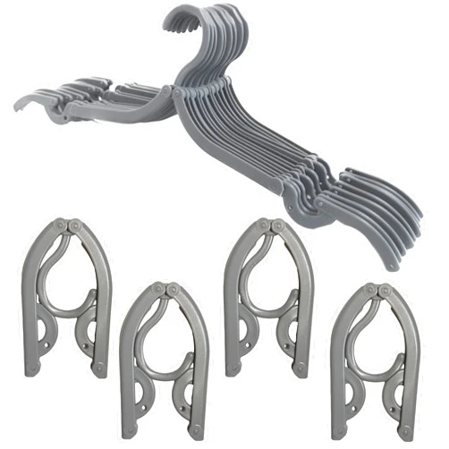 Colt & Kase 12 Pcs Travel Hangers Foldable For Suitcase Collapsible Hangers Foldable Hangers For Travel Collapsible Hangers For Clothes Folding Hangers Portable Travel Accessories Collapsible Hangers