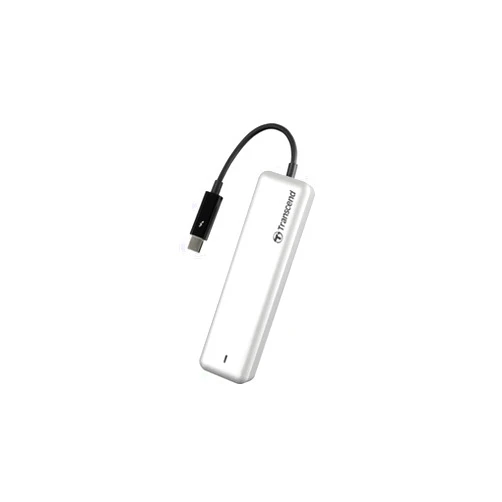 Transcend TS480GJDM855 480GB JetDrive 855 Thunderbolt NVMe PCIe Gen 3x4 Portable SSD Solid State Drive with Enclosure