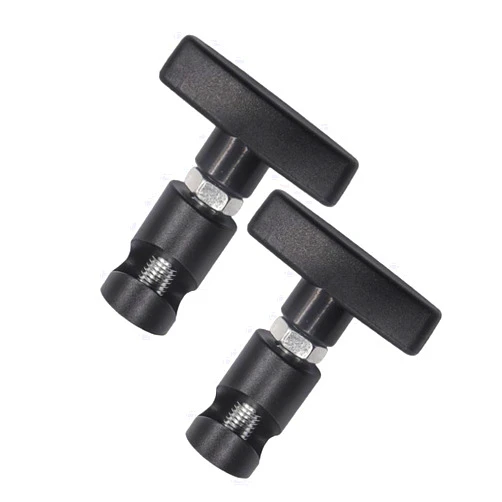 HARIFOGER 2pcs Lift Support Clamp Car Hood Strut Shock Prop Rod Stopper Retainer Tool Hood Stay Holder for Trunks Tailgate Hatch and Liftgate Black