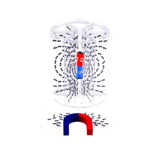 HDGTDR3SS2865SSSSTT Three-Dimensional Magnetic Line Demonstrator, Electromagnetic Field Current Magnetic Field Demonstrator Used in Physics Experiment Equipment Teaching Instrument