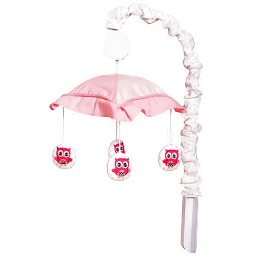 GEENNY OptimaBaby Enchanted Owls Family Musical Mobile
