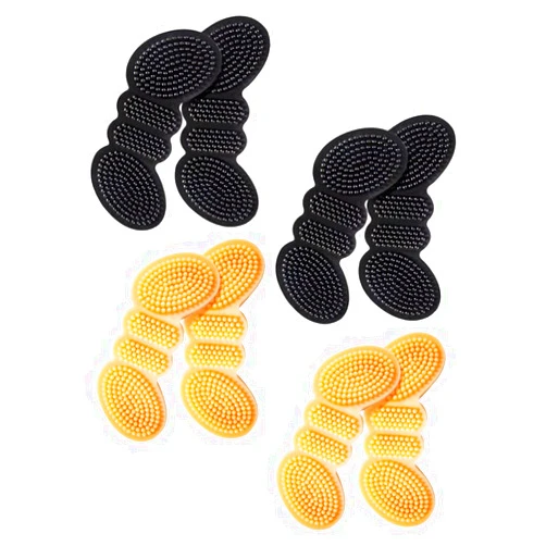 Beaupretty 4 Pairs Anti-abrasion Stickers Grips Liner Insert Protector Pads Cushions Lolita Headband Pads Heelpiece Sticker Heels Thorn Pad 4d