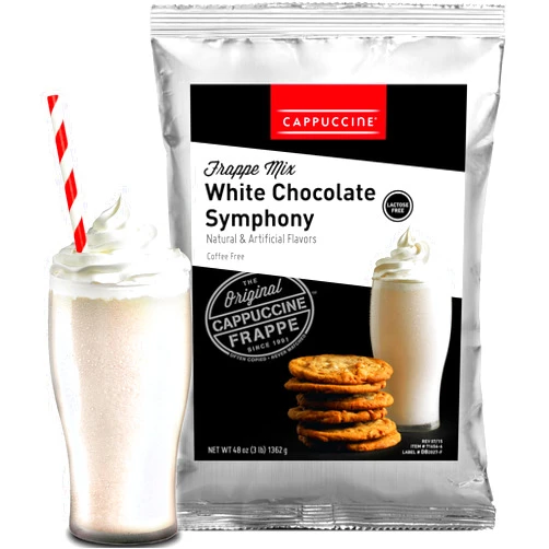 Cappuccine White Chocolate Symphony Frappe Mix, 3 Pound (Pack of 1)