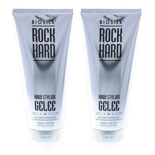 BioSilk Rock Hard Gel Biosilk Gel Unisex 6 oz (Pack of 2)