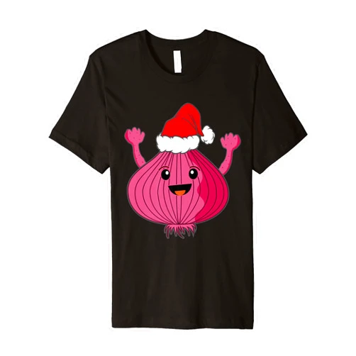 Cute Onion Vegetable Lover Xmas Tees and Gifts Onion Lover Cute Onion Vegetable Love Onion Christmas Premium T-Shirt