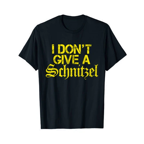 Funny Oktoberfest Designs & German Souvenirs I Don't Give A Schnitzel - Funny German Souvenir Oktoberfest T-Shirt