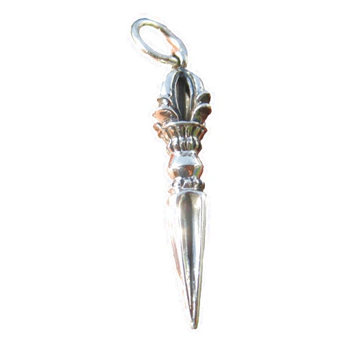 Himalayan Treasures 925 Sterling Silver Phurba Phurpa Pendant Necklace Himalayan Art A60