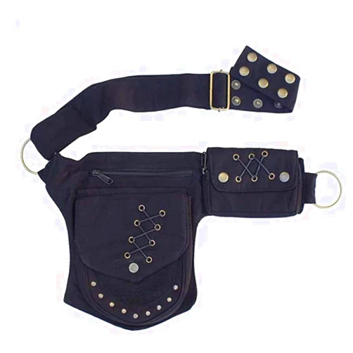 XUELILEU Women Waist Bag Fanny Bag Renaissance Faire Festival Chest Pack with Adjustable Belt Fashion Hip Bum Bag for Running Hiking