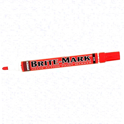 DYKEM 8030-8405 Brite-Mark Marker, Regular Line, Orange