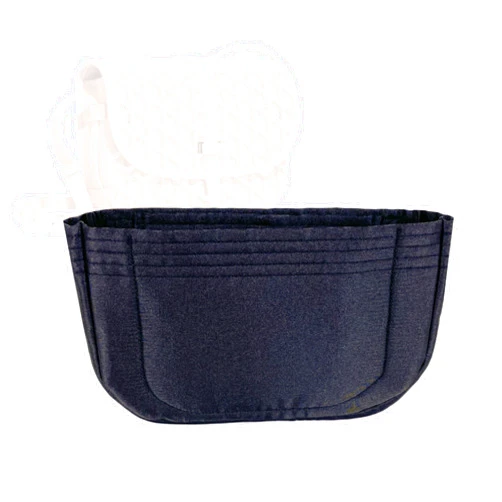 Zoomoni Silky Purse Organizer for Goyard Belvedere PM (Handmade/4 Color Options) [Silky Satin, Silk Liner, Insert, Shaper]