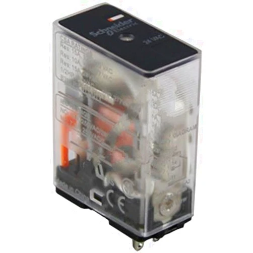 Schneider Electric/Magnecraft 781XAXRC-24A , RELAY, POWER, ICE CUBE, PLAIN COVER, SPDT, SOLDER/PLUG-IN, 15 AMP, 24VAC