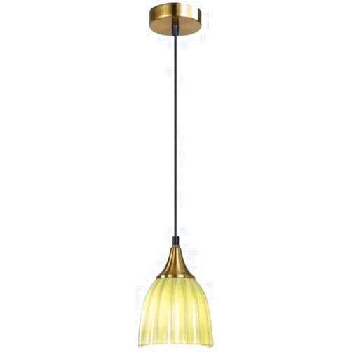ZLKDESC Chandeliers,American Retro Cream Ceramic Ceilihangingp Nordic Liviroom E27 Ceililight Fixture for Kitchen Island Dinirooms Bedroom/Green