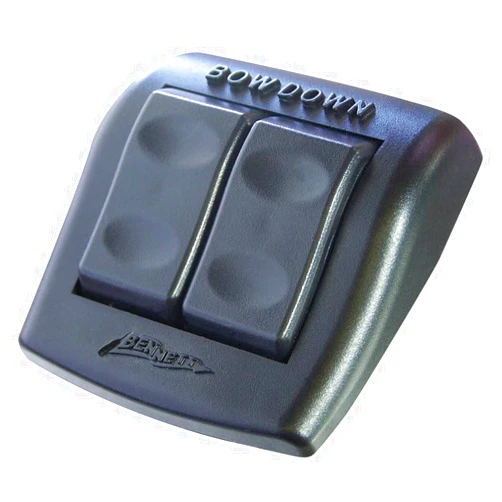 Bennett Marine ES2000 Euro-Style Rocker Switch,Black