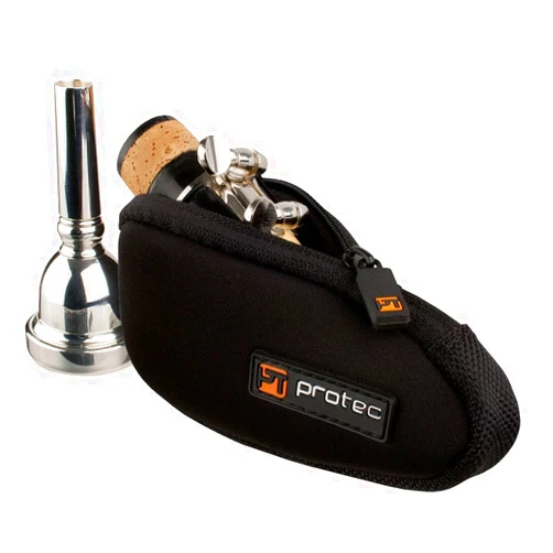Protec Neoprene Trombone/Alto Saxophone Mouthpiece Pouch, Black (N264)