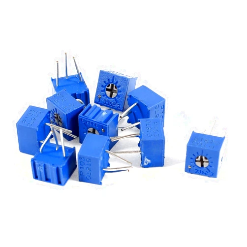 uxcell 10 Pcs Potentiometer Trimmer Variable Resistor 3362P-103 10K Ohm