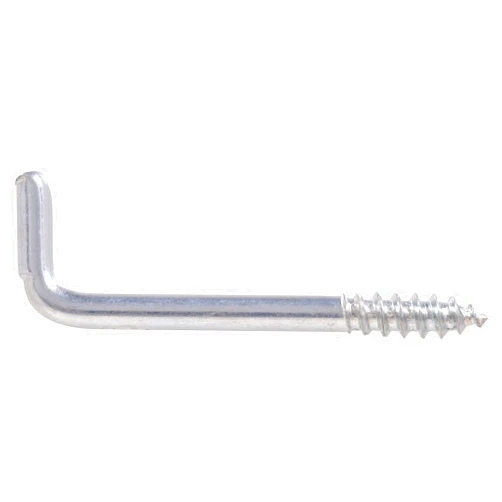 The Hillman Group 592523 Square Bend Hook, Zinc, #110 6-Pack