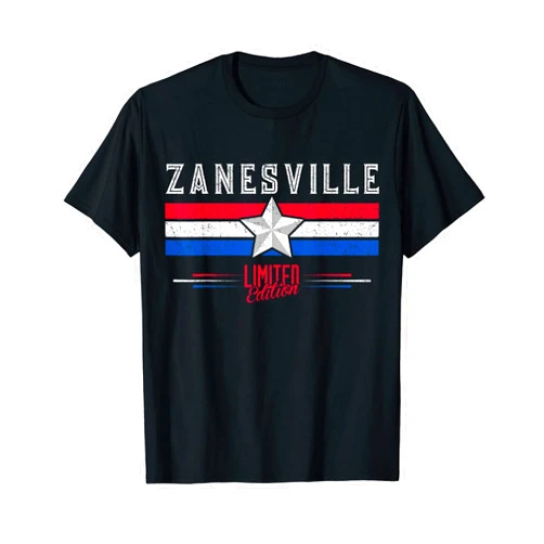 Zanesville Shirts Limited Edition T-Shirt Tee Zanesville T-Shirt Retro Vintage Shirt Gift Women Men Kids T-Shirt